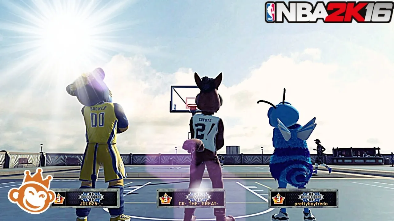 NBA 2K16| ALL Legend 3 Mascot SQUAD!! | Streaking @ MyPark!!! - Prettyboyfredo