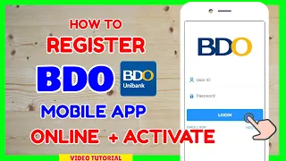 BDO Mobile App Register Paano Mag Sign Up sa BDO Mobile Banking BDO Mobile Registration