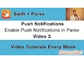 iOS Push Notifications Configure Parse App