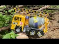 Lagu Mencari dan merakit mobil mobilan truk molen besar, Dump truk, Excavator beko, Mobil box Truk tangki
