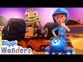 Blippi Learns About Monster Trucks Blippi Wonders - Animated Series Cartoons For Kids