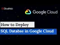 GCP 16 Deploy SQL Database In GCP Using Terraform