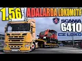Download Lagu ETS2 1.56 BETA !! ADALARDA AĞIR YÜK TAŞIYORUZ // SCANIA G410 İLE 36 TON LOKOMOTİF |  !!