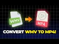 How to Convert WMV to MP4 in SECONDS Without Losing Quality on Windows Mac