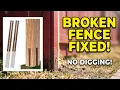 Fix Broken Fence Posts Post Buddy Repair Kit No Digging