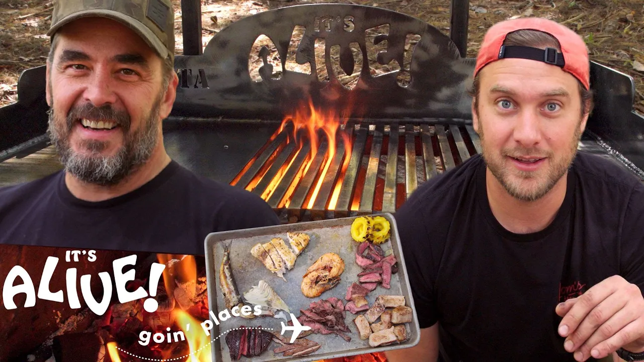 Brad Makes Surf & Turf on an Outdoor Grill (Part 2)   It
