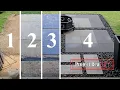 Paver patio build using Brock panels