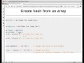 Beginner Perl Maven tutorial 7 3 - creating a hash from array