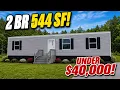 THIS TINY SINGLE WIDE Mobile Home Is Selling for HOW MUCH Tiny House - Single Wide House Tour 4K