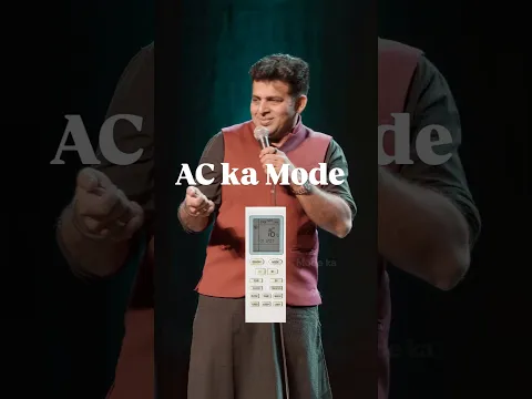 Mystery of the Mode Button in AC Remote#amittandon #comedy #standupcomedy #hindicomedy