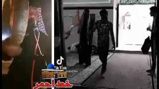 لحضة دخول الرجل الذي يعتدي على ضريح احمد الرفاعي مديح وجاي  تمشي مشيت العسكر انظر ماذا حدث دندنها