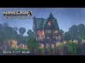 Download Lagu Minecraft Relaxing Longplay - Rainy Cliff - Cozy Cottage House (No Commentary) 1.19