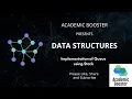 Lecture 41 Implementation of Queue using Two Stacks GATE PYQ of Queue using Stack