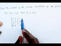 Circular Convolution Matrix Method
