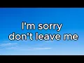 Download Lagu SLANDER - I'm sorry don't leave me I want you here with me (Lyrics) | Love Is Gone