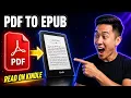 Convert PDF to EPUB with One Click