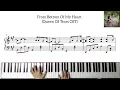 (Kim Na Young) From Bottom Of My Heart (Queen Of Tears OST) Piano + Sheet Music