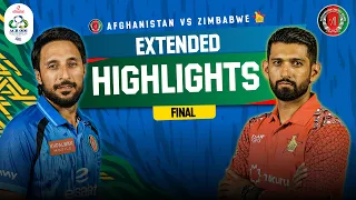 Full Match Highlights | Afghanistan vs Zimbabwe | Final | ACB ODI Tri-Series 2026 | 31C1T