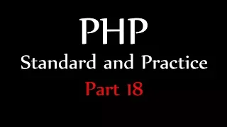 Exceptions - PHP Standard and Best Practices Part 18