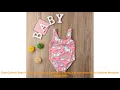 Cute Cartoon Baby Kids Girls Swimsuit Swimwear Bathing Suit One-piece
