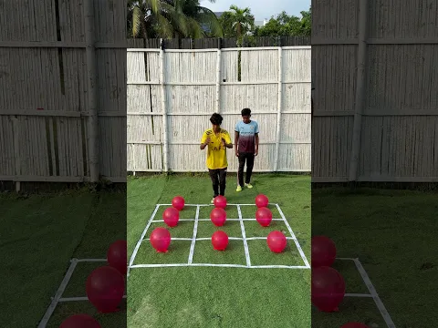 Who will win tic tac toe ballon pop challenge ?