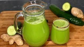 Cucumber Ginger and Lime Juice Drink for Body Repair and Blood Pressure TERRI-ANN S KITCHEN