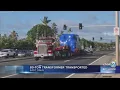 Traffic delays as truck with 80-ton load crosses Oahu