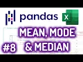Python Pandas Tutorial for Beginners - Mean Mode Median