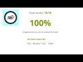 python Module 1 test 100 Python Essentials 2 CISCO