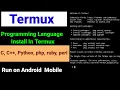 Run on C C Python PHP Ruby Perl how to install all package Run all Programming Languages