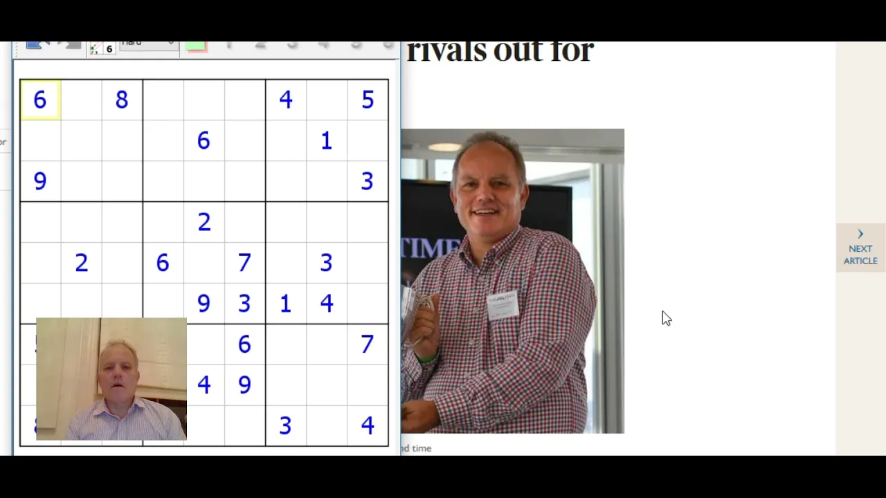 The Times Sudoku Champion explains Puzzle 1