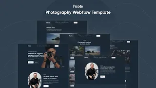 Pixoto Photography Website Template Webflow photography Website Templates Review 2023