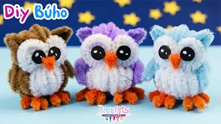 Haz BÚHOS PASO A PASO 🦉 Manualidades Fáciles y Creativas