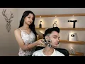 ASMR Head Massage - His First Time Deep Relaxing Therapy Neck Massage by Shivu Barber