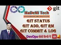 Lab 3 Git Status Git Add Git rm Git Commit Git log
