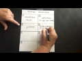 Four Square Vocabulary