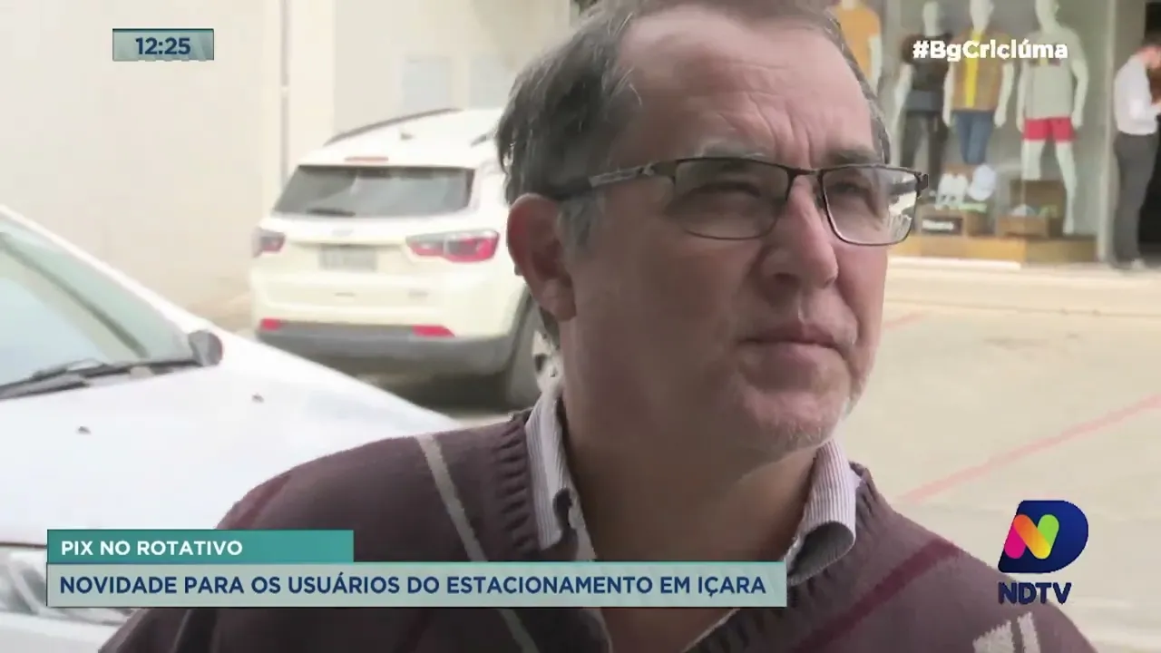 Estacionamento rotativo de Içara passará a aceitar pagamentos via Pix