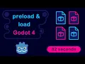 Resource Loading in Godot preload vs load