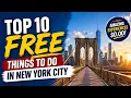 Top 10 FREE Things To Do in New York City NYC Travel Guide on a Budget