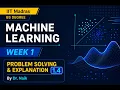 Machine Learning Techniques MLT Week 1 - Lecture 1 4 IIT Madras BS Degree PCA Essentials