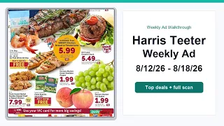 Harris Teeter Weekly Ad 26 - 26 Best Deals