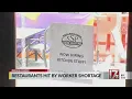Restaurants hit by worker shortage