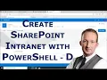 993 Create SharePoint Intranet via PowerShell - D Pages