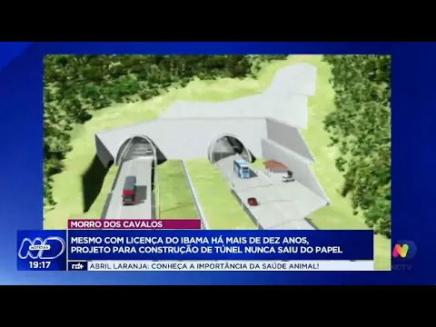 Morro dos Cavalos: há mais de dez anos, projeto para construção de túnel nunca saiu do papel