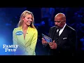 Download Lagu HEAVENS ABOVE! Angel Martha Hunt gets 197 points! | Celebrity Family Feud