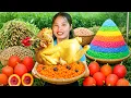 Download Lagu Harvesting Peanuts to Sell at the Market, How to Make Gac Sticky Rice \u0026 Giant Boiled Chicken to eat