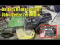 John Deere Zero Turn Battery Replacement ZTrak Z525 Z535 and others