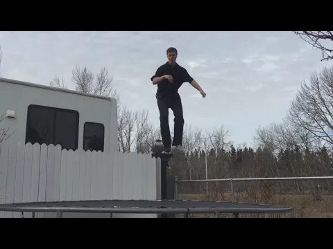 Download MP3 How to cork 3 on trampoline for skiing. (cork 360)