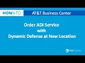 ADI with Dynamic Defense at New Location AT T Business Center