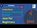 Lecture 25 Interfaces in java in Urdu Hindi java Programming The Kacs